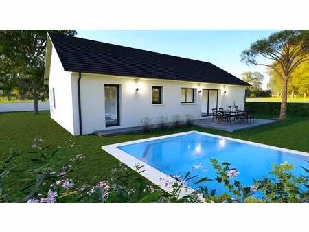 terrain avec maison neuve à vendre