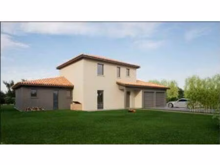 terrain avec maison neuve à vendre