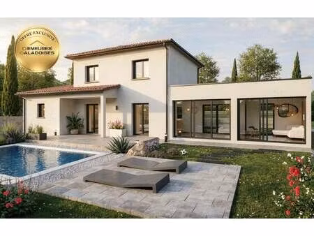 terrain avec maison neuve à vendre