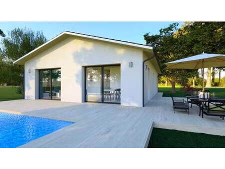 terrain avec maison neuve à vendre