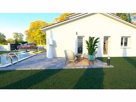 terrain avec maison neuve à vendre