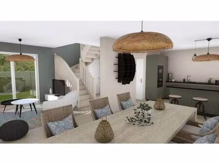 terrain avec maison neuve à vendre