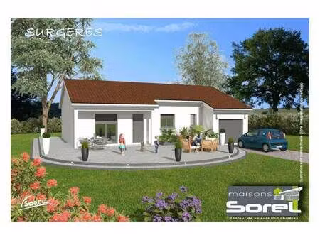 terrain avec maison neuve à vendre