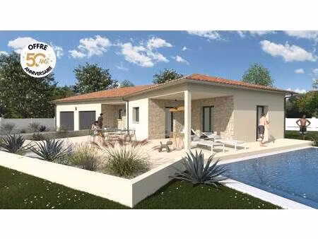 terrain avec maison neuve à vendre
