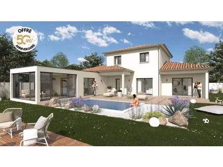 terrain avec maison neuve à vendre