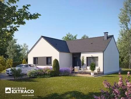 terrain avec maison neuve à vendre