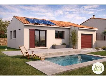 terrain avec maison neuve à vendre