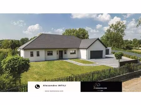 terrain avec maison neuve à vendre
