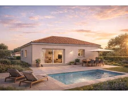 terrain avec maison neuve à vendre
