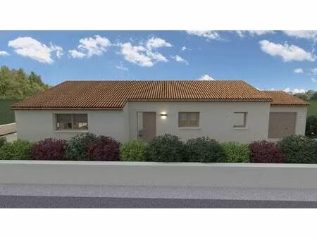 terrain avec maison neuve à vendre