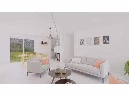 terrain avec maison neuve à vendre