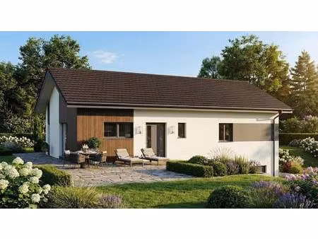 terrain avec maison neuve à vendre