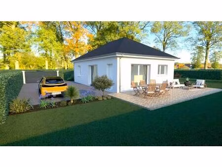 terrain avec maison neuve à vendre