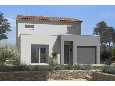 terrain avec maison neuve à vendre