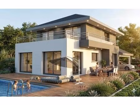 terrain avec maison neuve à vendre