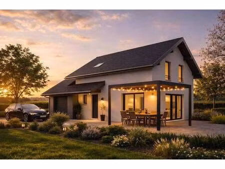 terrain avec maison neuve à vendre