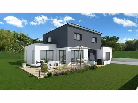 terrain avec maison neuve à vendre