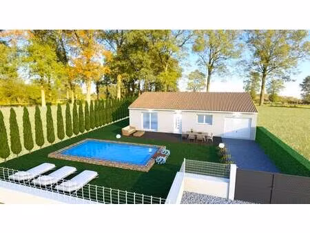 terrain avec maison neuve à vendre