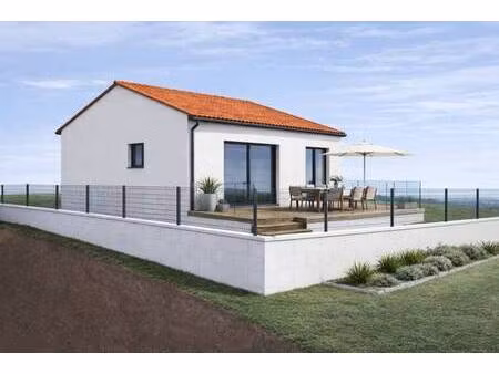 terrain avec maison neuve à vendre