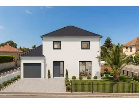 terrain avec maison neuve à vendre