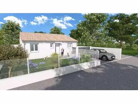 terrain avec maison neuve à vendre