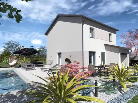 terrain avec maison neuve à vendre