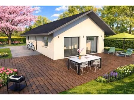 terrain avec maison neuve à vendre