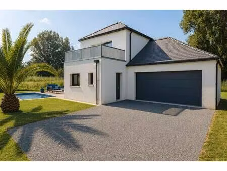 terrain avec maison neuve à vendre