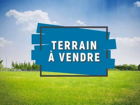 terrain constructible viabilisé à vendre