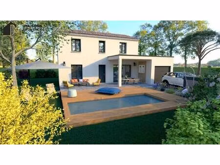terrain avec maison neuve à vendre