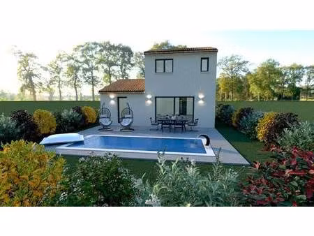 terrain avec maison neuve à vendre