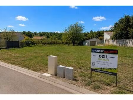 terrain constructible viabilisé à vendre