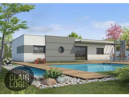 terrain avec maison neuve à vendre