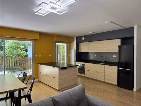 appartement - rdc - 90 65 m2 - 4 pièces - meublé