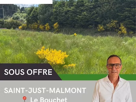 vente terrain 909 m² à saint-just-malmont (43240)  93 300 €