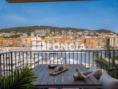 nice port - vue mer - 4p - 106 m2 - 6ème étage