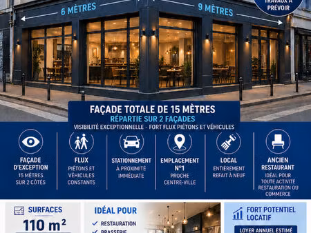 local commercial athis mons 110 m2