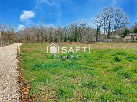 a carsac joli terrain plat viabilisé de 1942m²