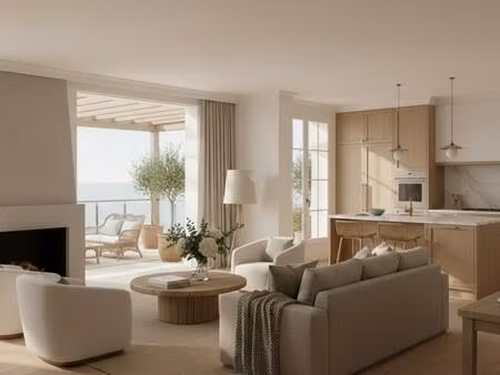 vue hippodrome et volumes familiaux au centre de deauville