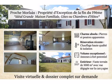 maison à vendre escoubes 6 pièce(s) 250m2 290 000€