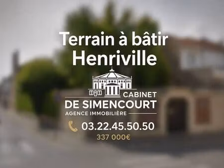 terrain constructible à vendre
