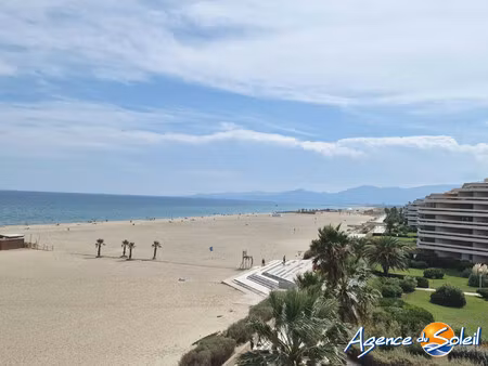 appartement t3 plage sud avec terrasse vue mer
