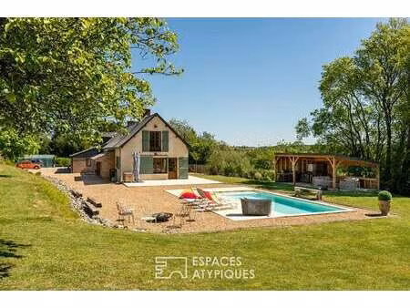vente maison piscine à saint-vincent-du-lorouër (72150) : à vendre piscine / 308m² saint-v