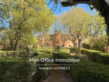 référence : 6622-lli - propriété d’exception à aix-en-provence avec jardin à la française 