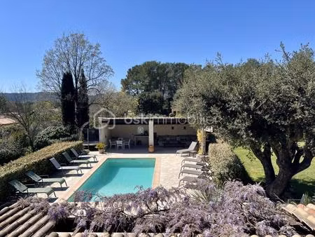 villa provençale t5 avec piscine – calme absolu à bagnols-en-forêt (var-est 83600)