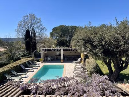 maison provencale de 141 m² à bagnols-en-foret