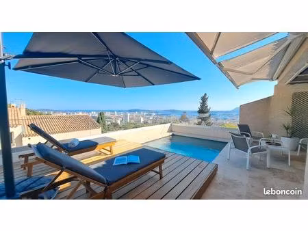 location meublée toulon faron vue mer