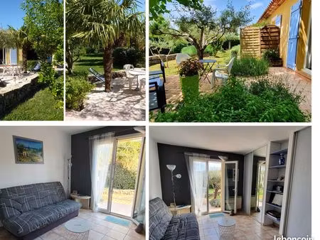 le val 83143 studio indépendant dans villa récente avec terrasse et parking