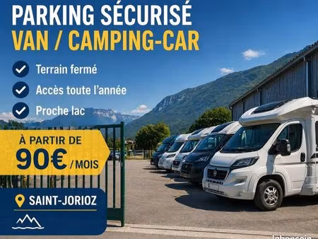 parking sécurisé camping-car / van – annecy sud