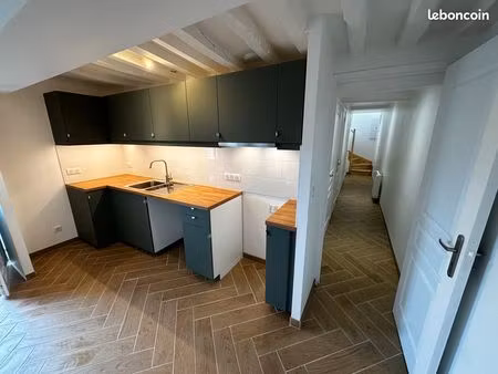 maison indépendante f4 avec jardin – centre tourville-sur-arques